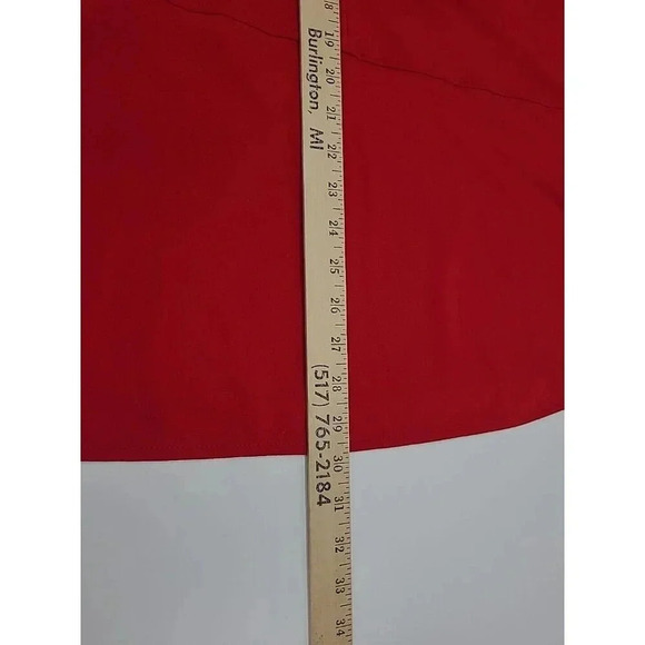 Lauren Ralph Lauren Tunic Blouse Women's Size Large Red - Picture 8 of 8